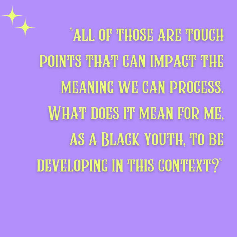 purple background with quote 